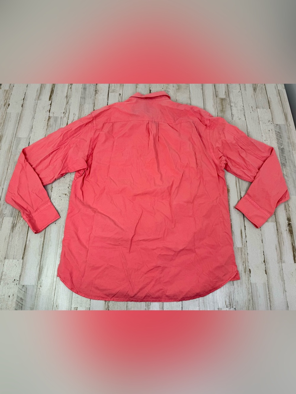 Tommy Bahama Shirt L Cotton Silk Blend Pink Long Sleeve Button Up Mens - Picture 11 of 13